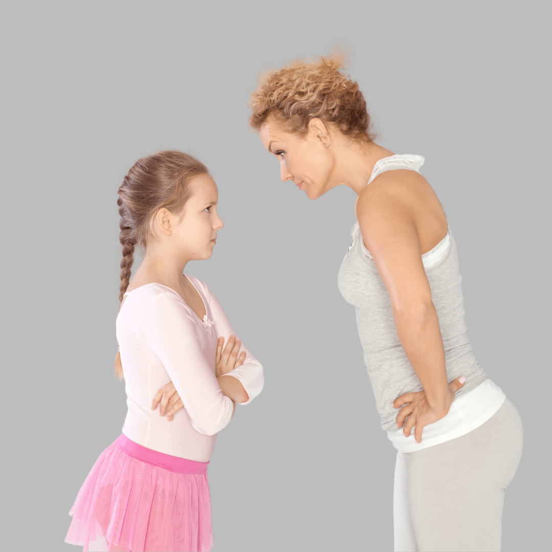 Mother in an argument with her daughter.